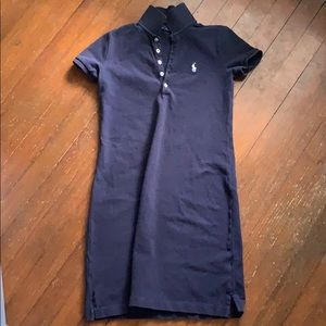 Short sleeve polo sport dress